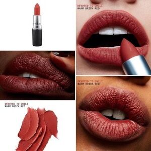 Mac devoted to chili powder lipstick new in box